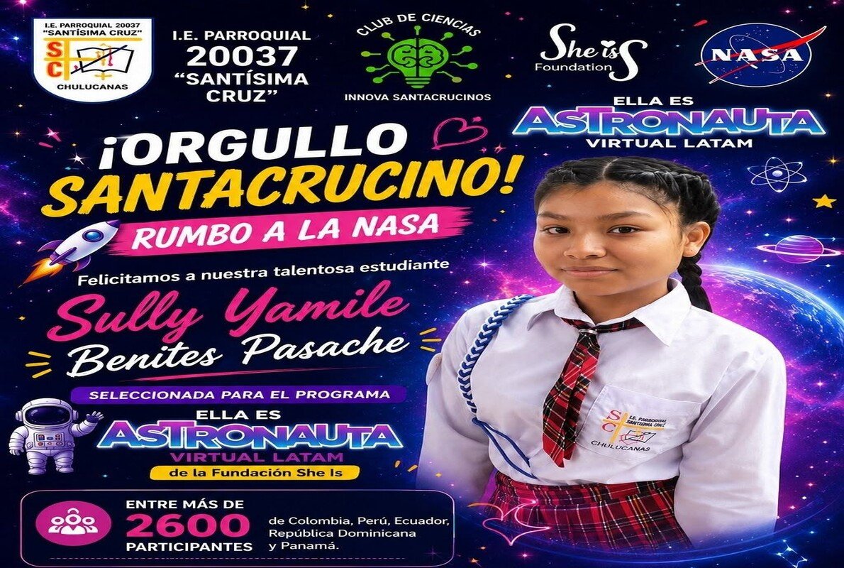 ¡¡Una nueva estrella santacrucina comienza su viaje hacia el espacio!!
